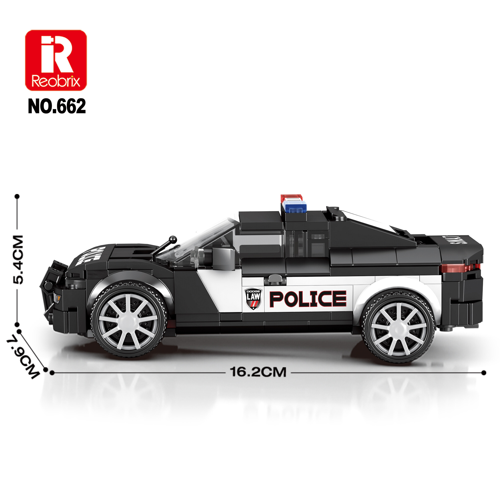 Reobrix 662 Policejní auto 1:24