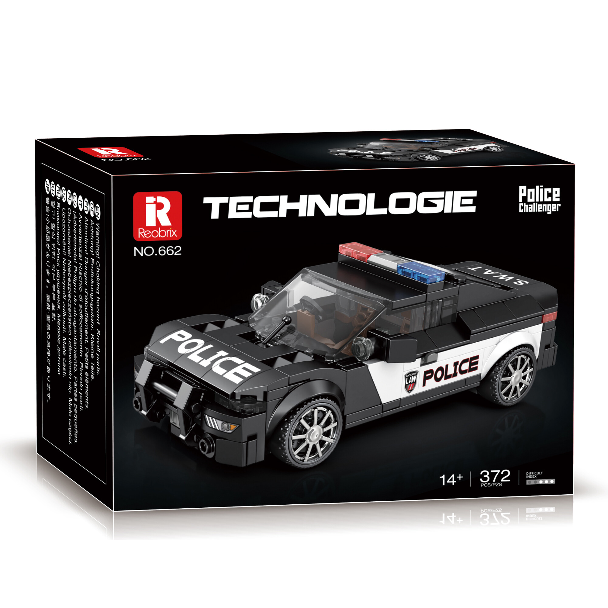 Reobrix 662 Policejní auto 1:24