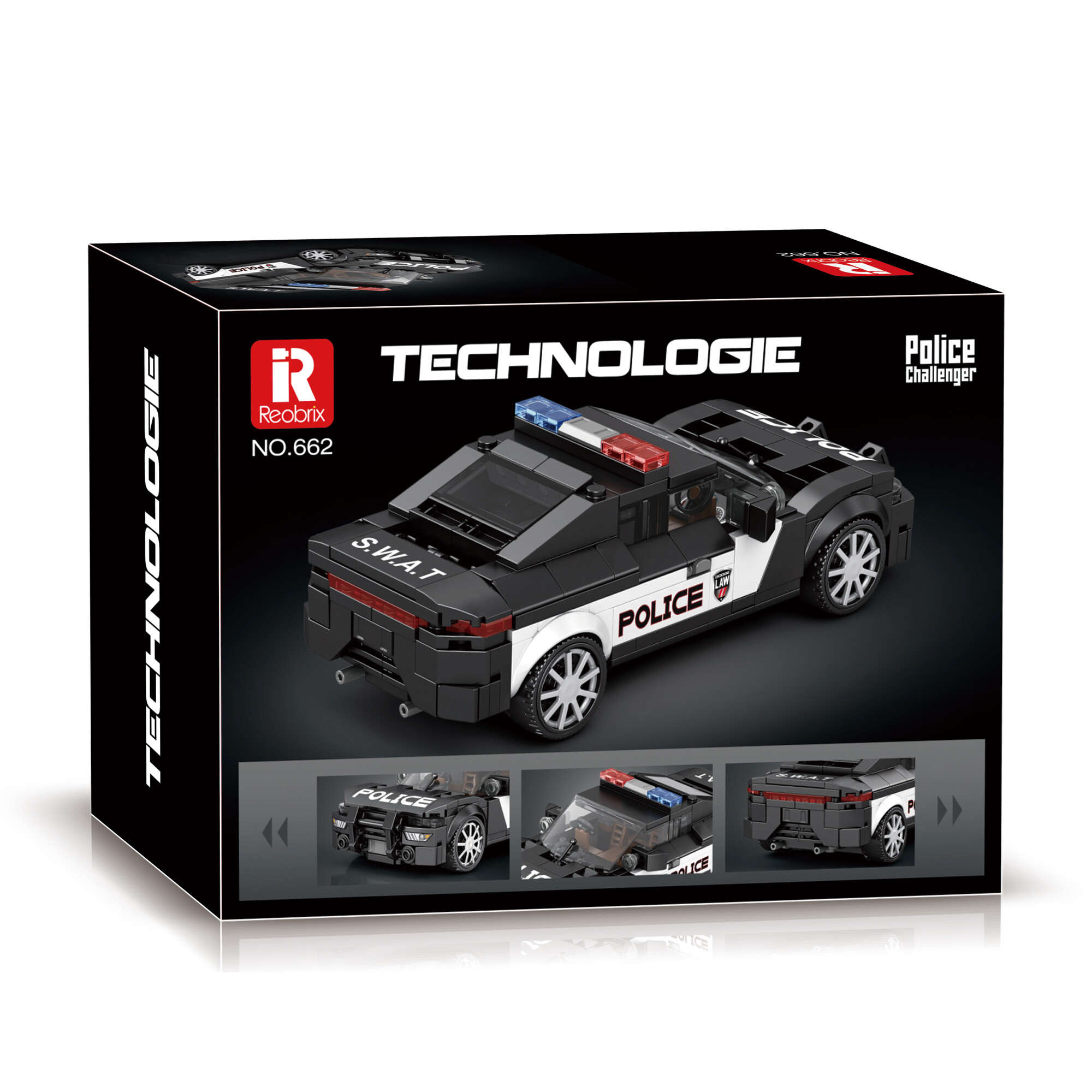 Reobrix 662 Policejní auto 1:24