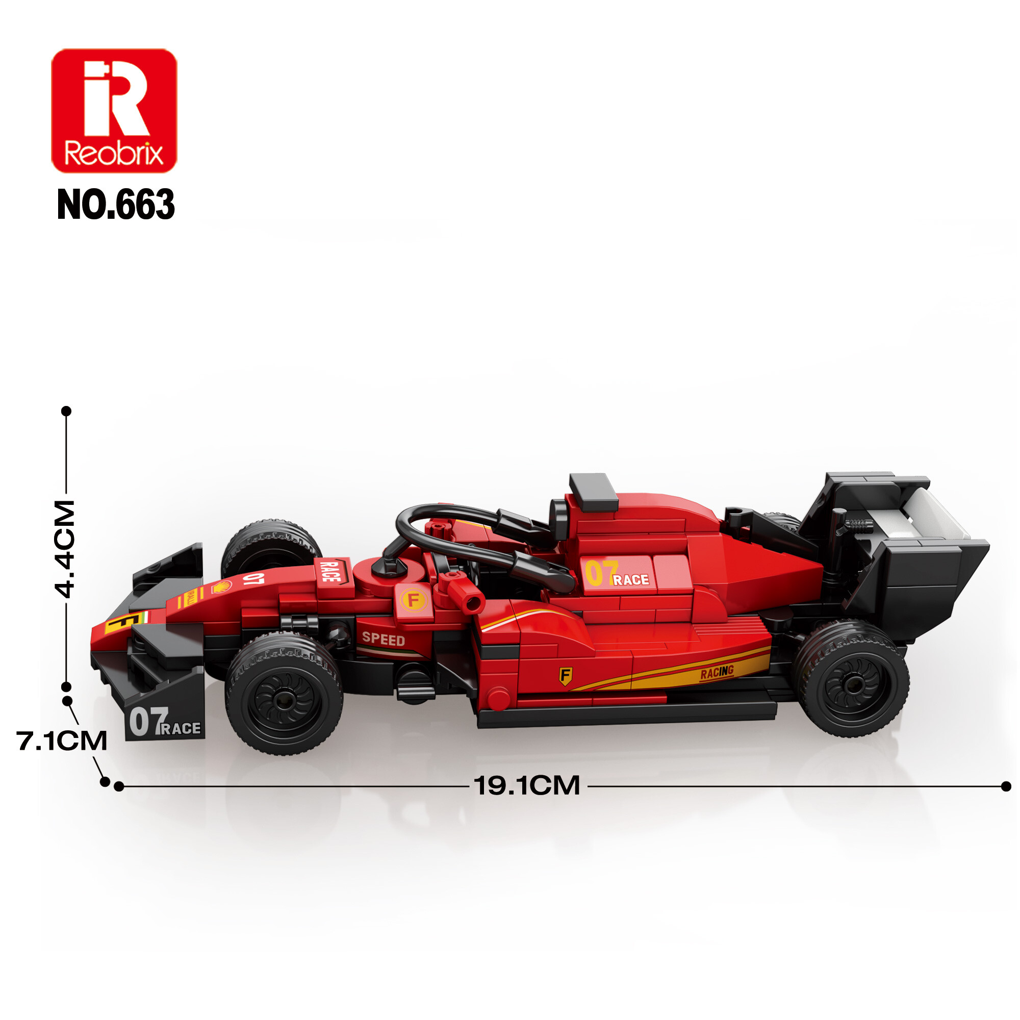 Reobrix 663 Závodní auto 1:24