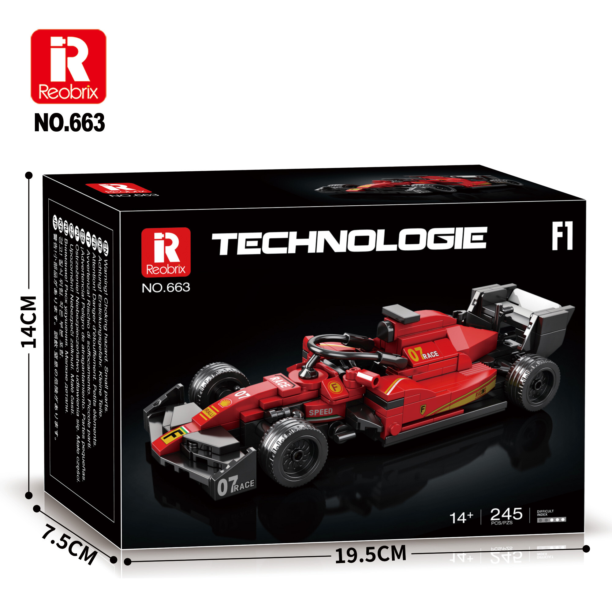 Reobrix 663 Závodní auto 1:24