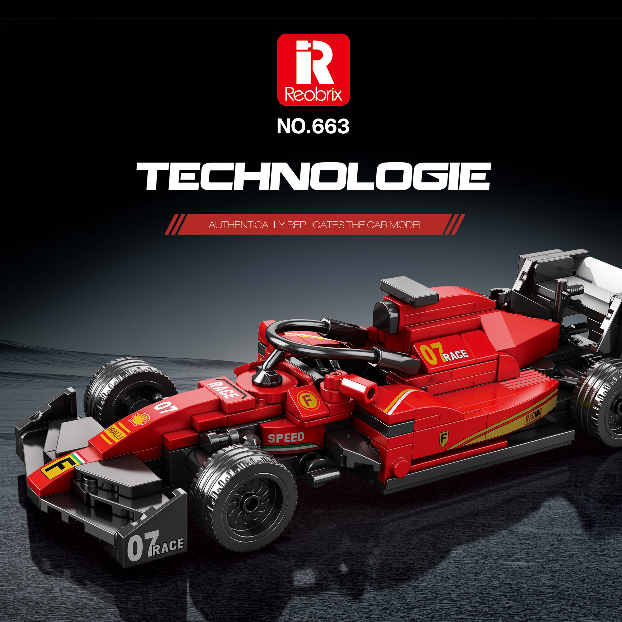 Reobrix 663 Závodní auto 1:24