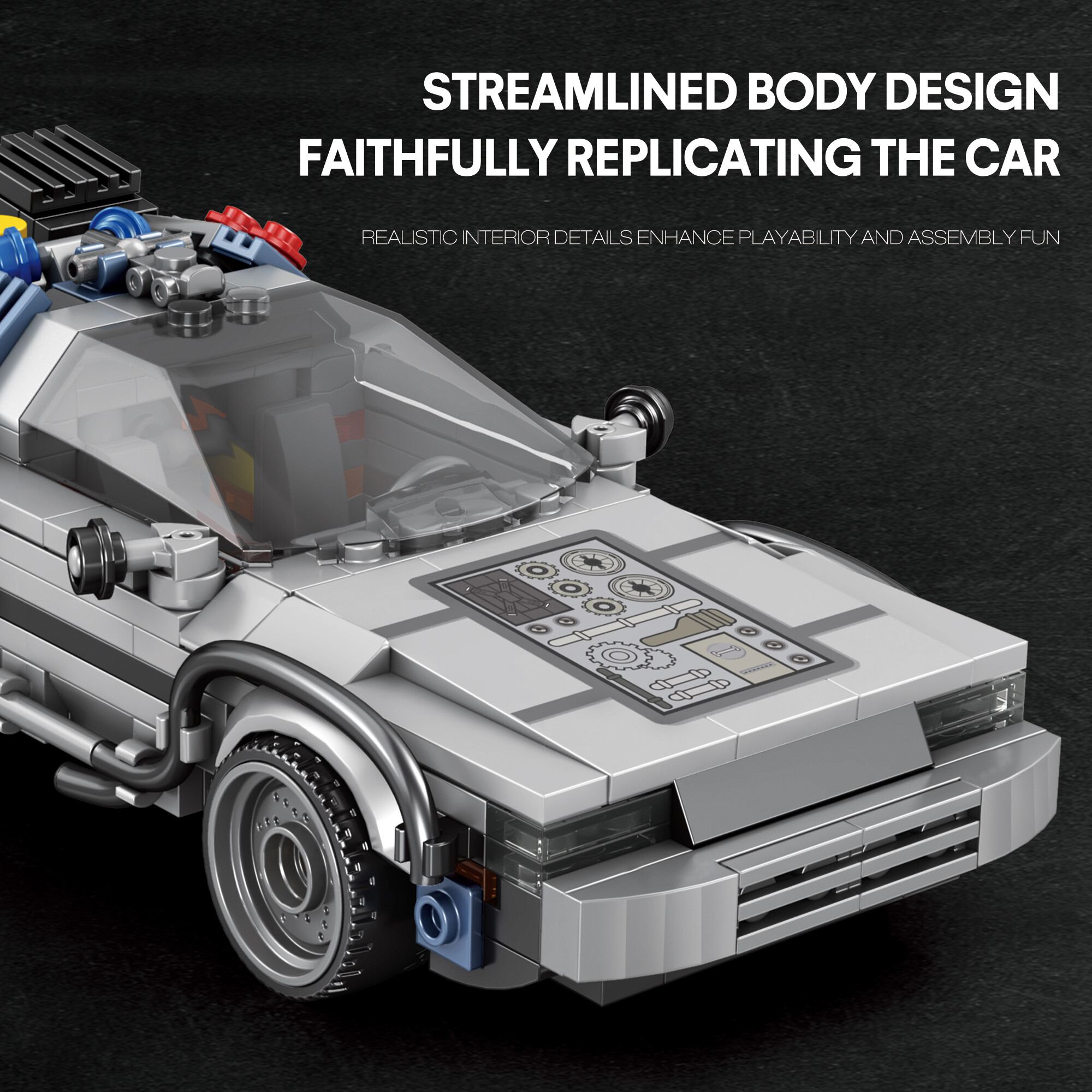 Reobrix 665 Sportovní auto 1:24