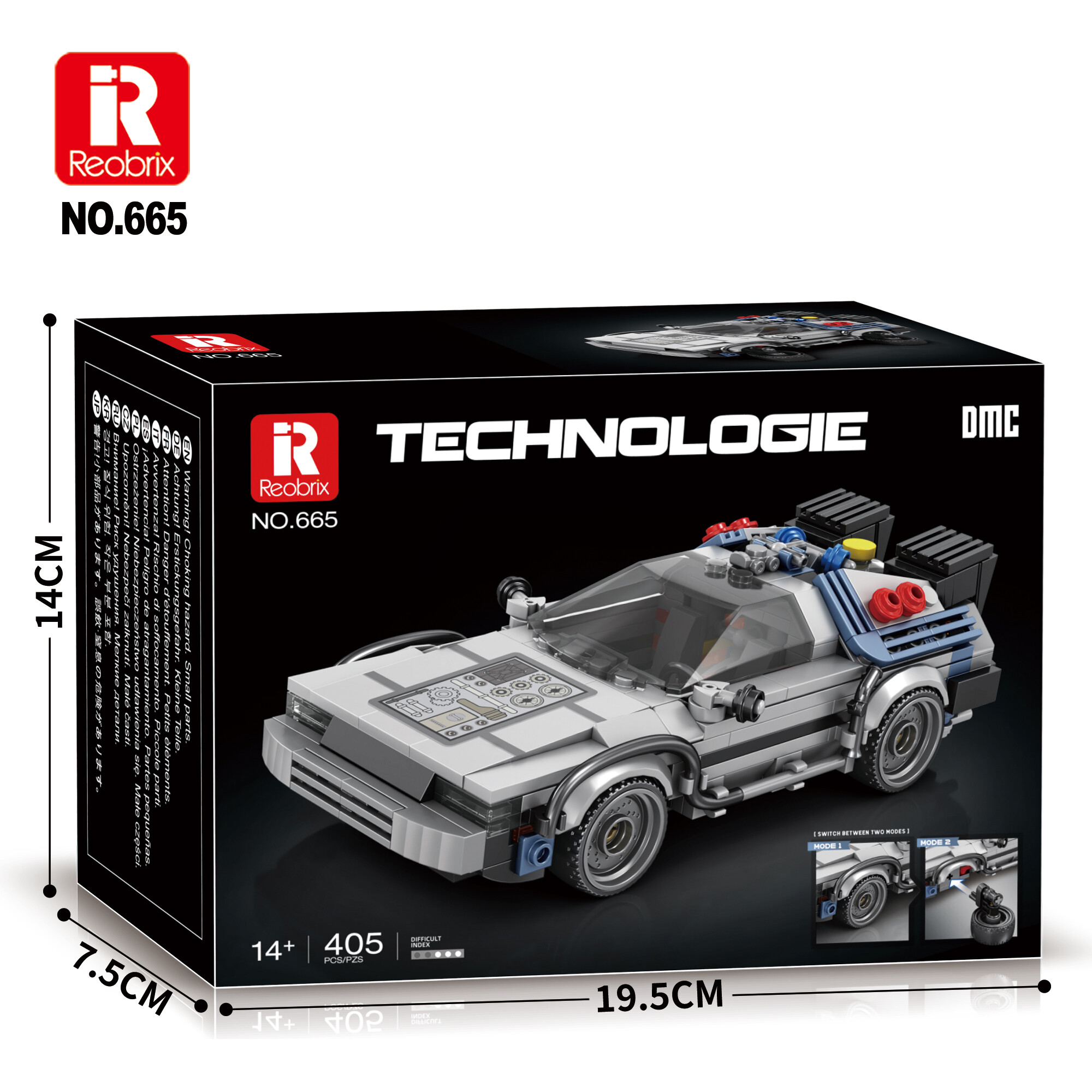 Reobrix 665 Sportovní auto 1:24
