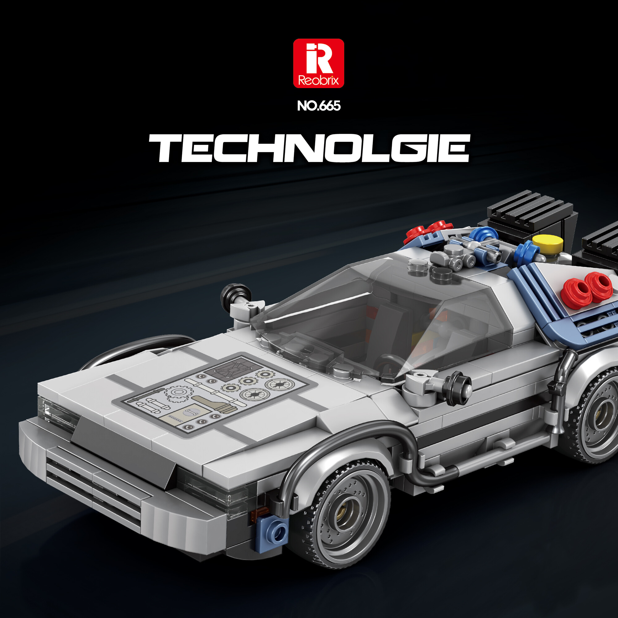 Reobrix 665 Sportovní auto 1:24