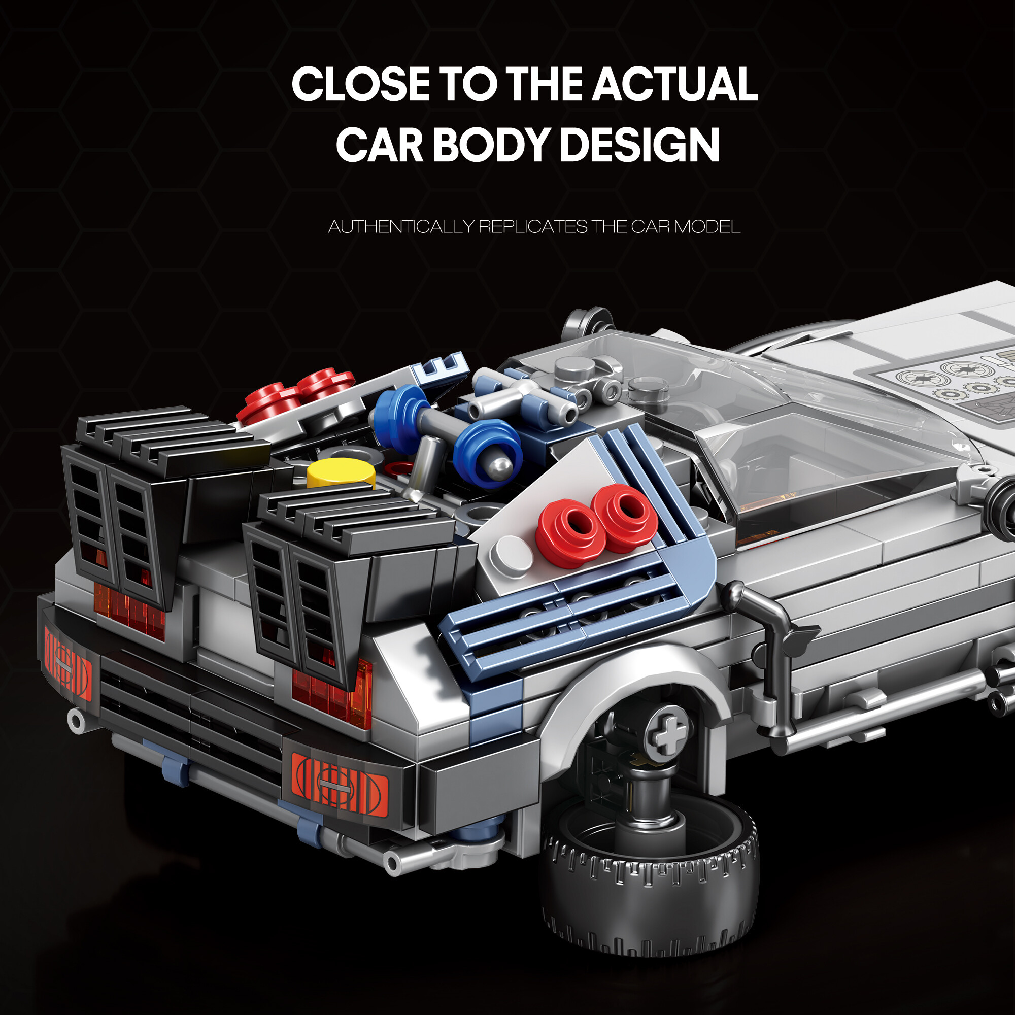 Reobrix 665 Sportovní auto 1:24