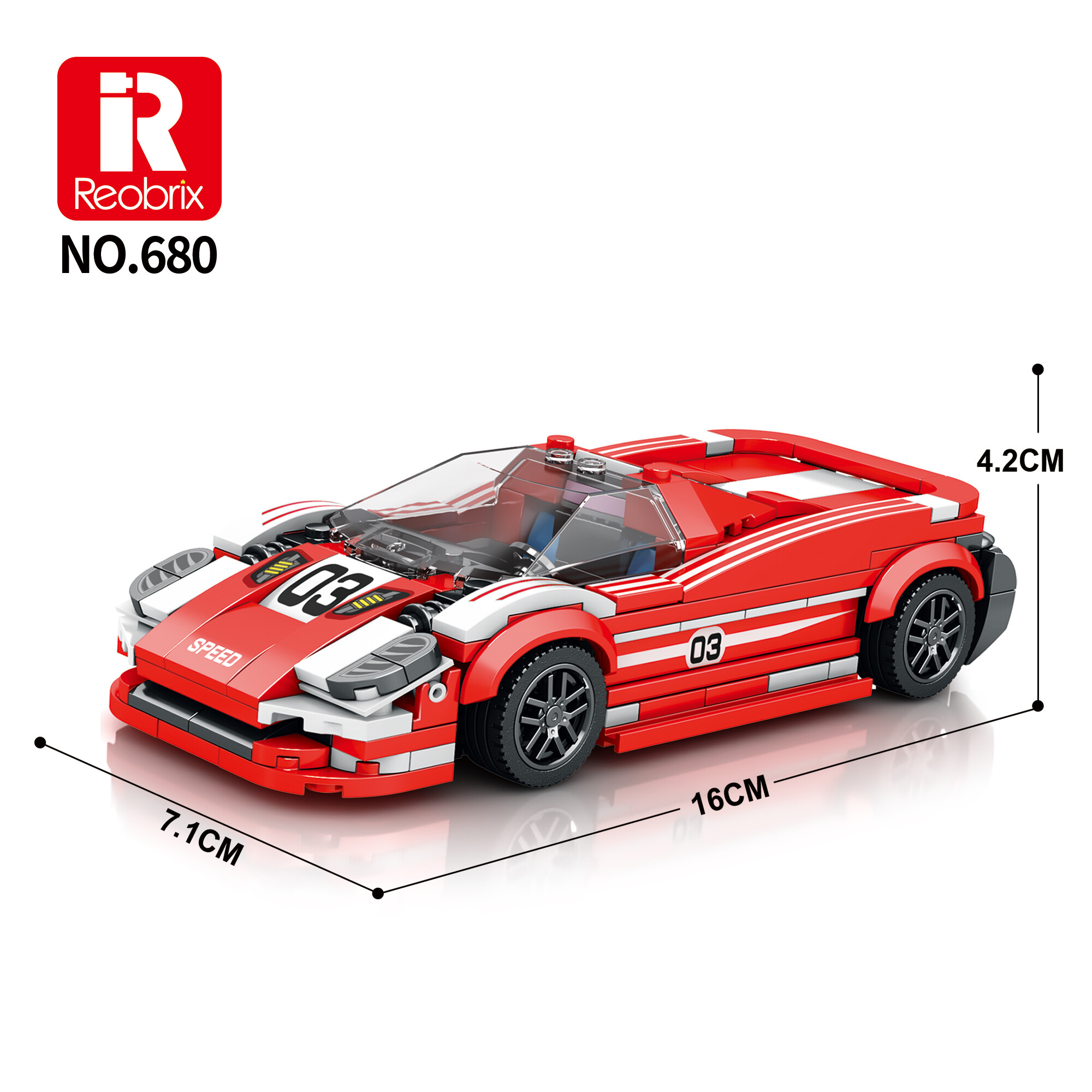 Reobrix 680 Závodní auto 1:24