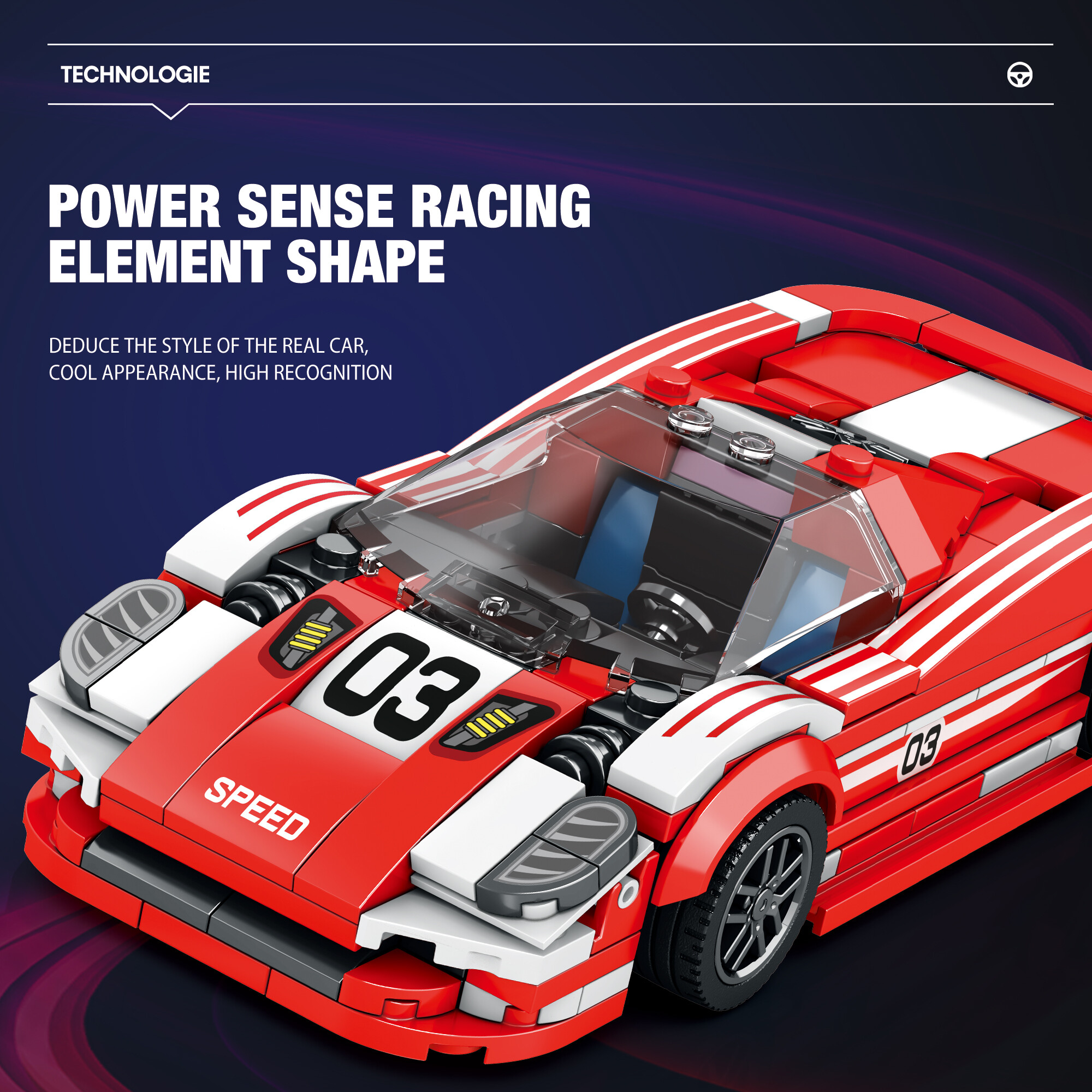 Reobrix 680 Závodní auto 1:24