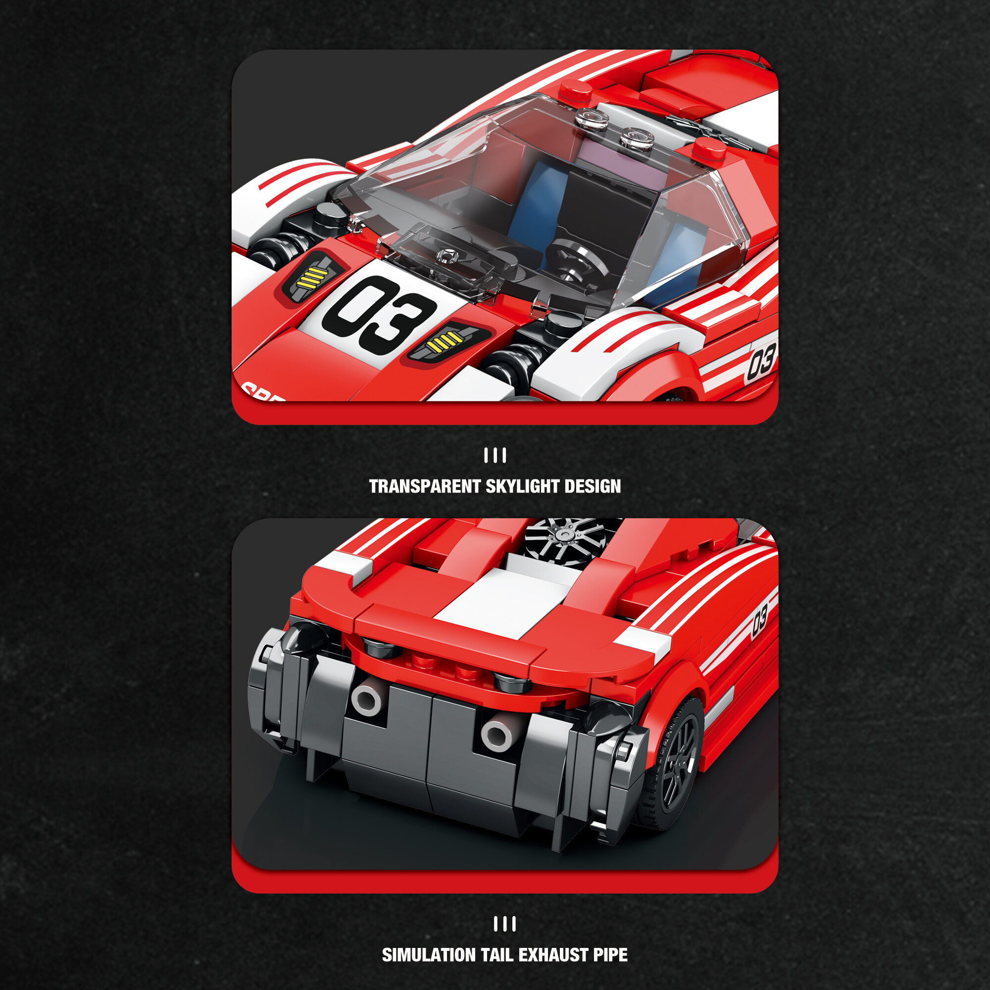 Reobrix 680 Závodní auto 1:24