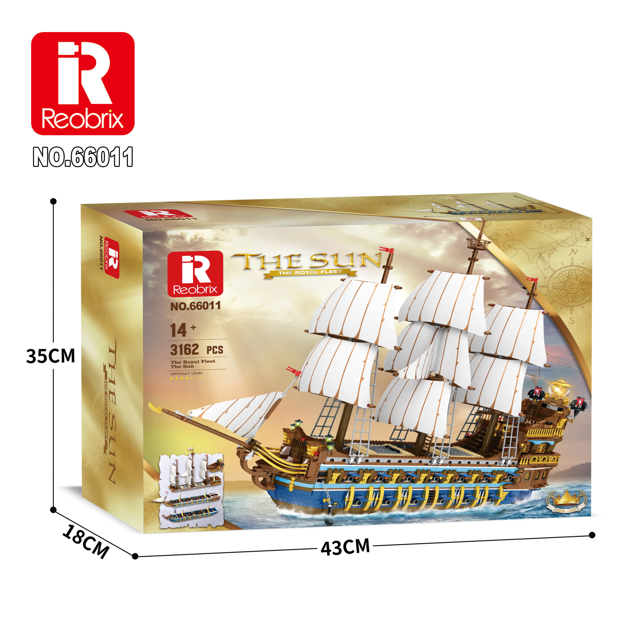 Reobrix 66011 The Royal Sun
