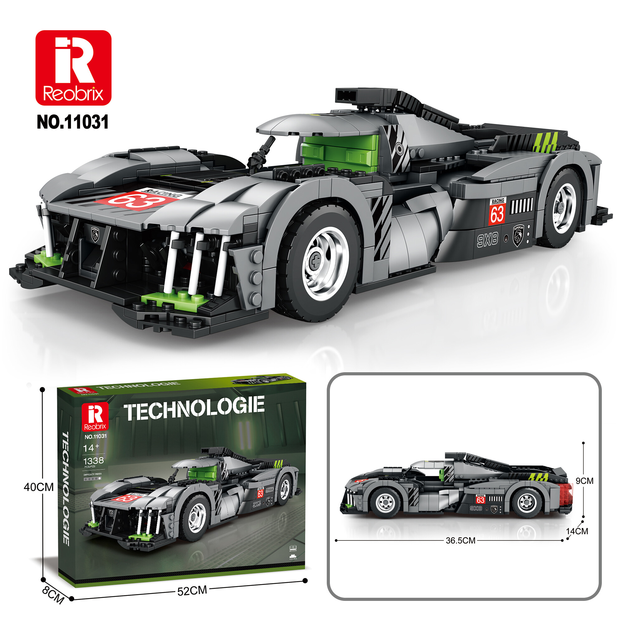 Reobrix 11031 Závodní auto