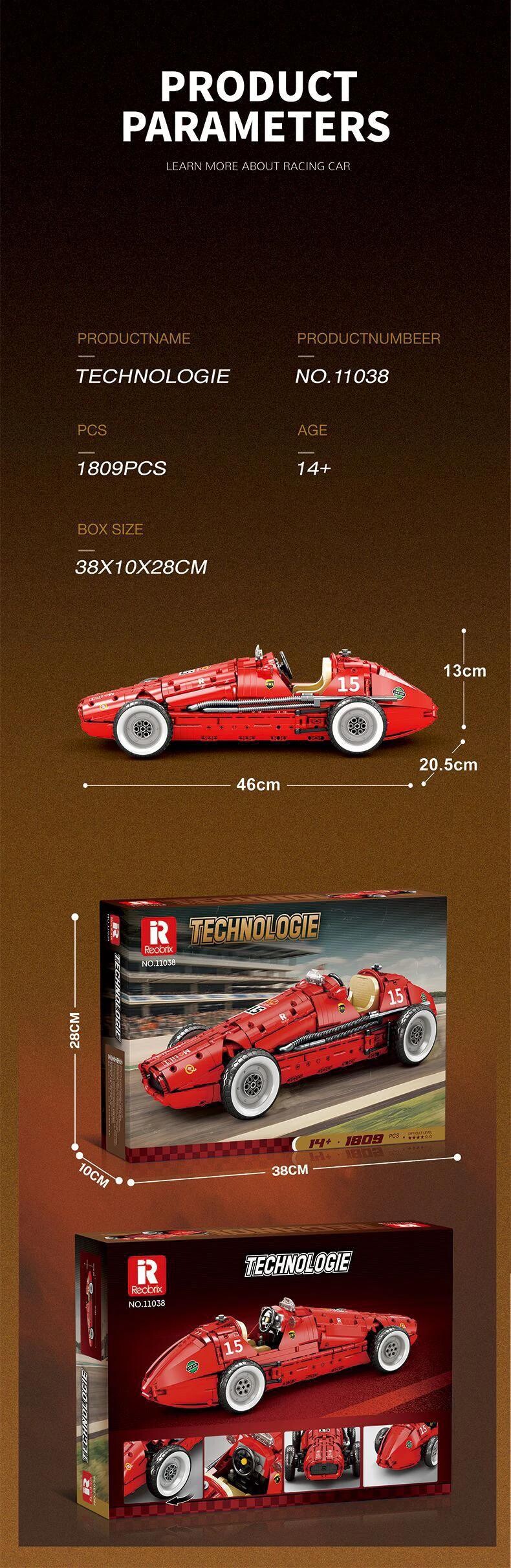 Reobrix 11038 Závodní auto