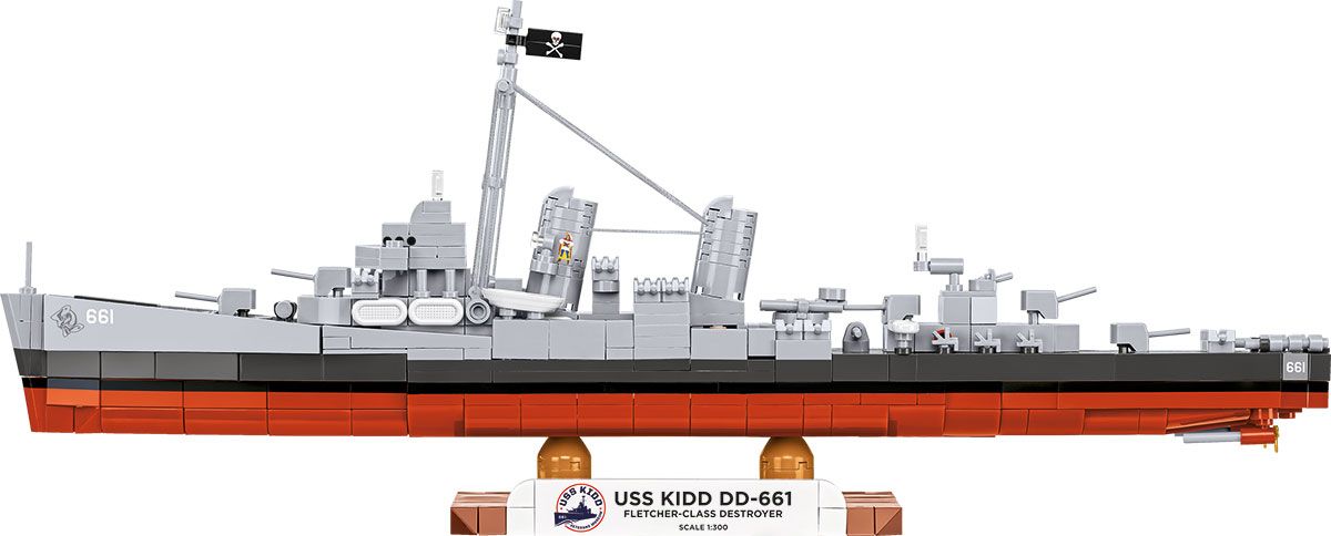 COBI 4866 USS Kidd DD-661