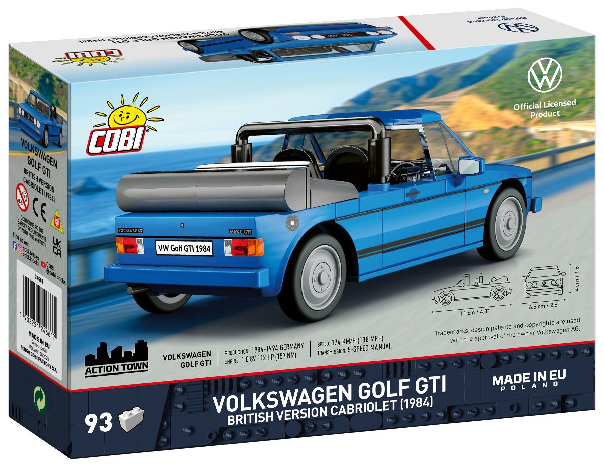 COBI 24661 Volkswagen Golf GTI British Version Cabriolet (1984)