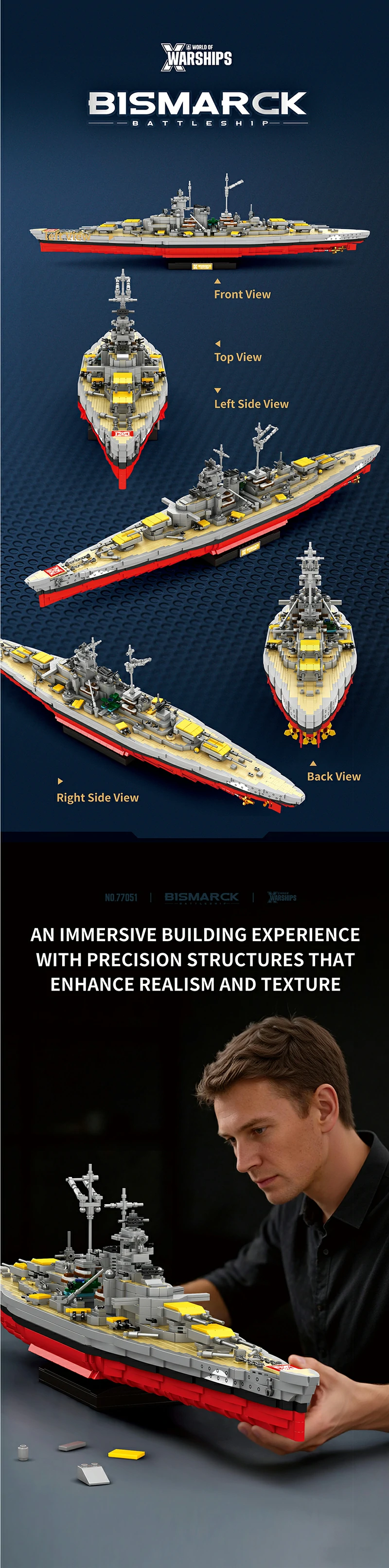 Reobrix 77051 HMS Bismarck