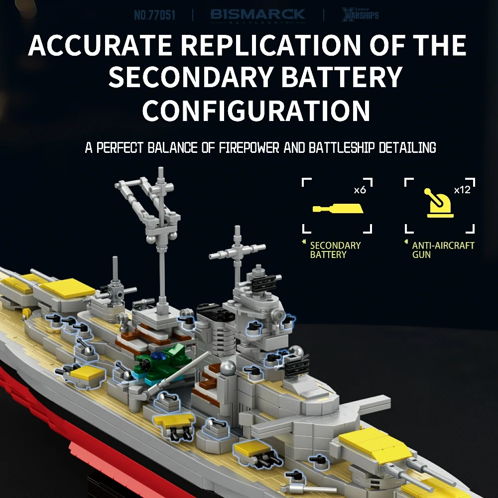 Reobrix 77051 HMS Bismarck