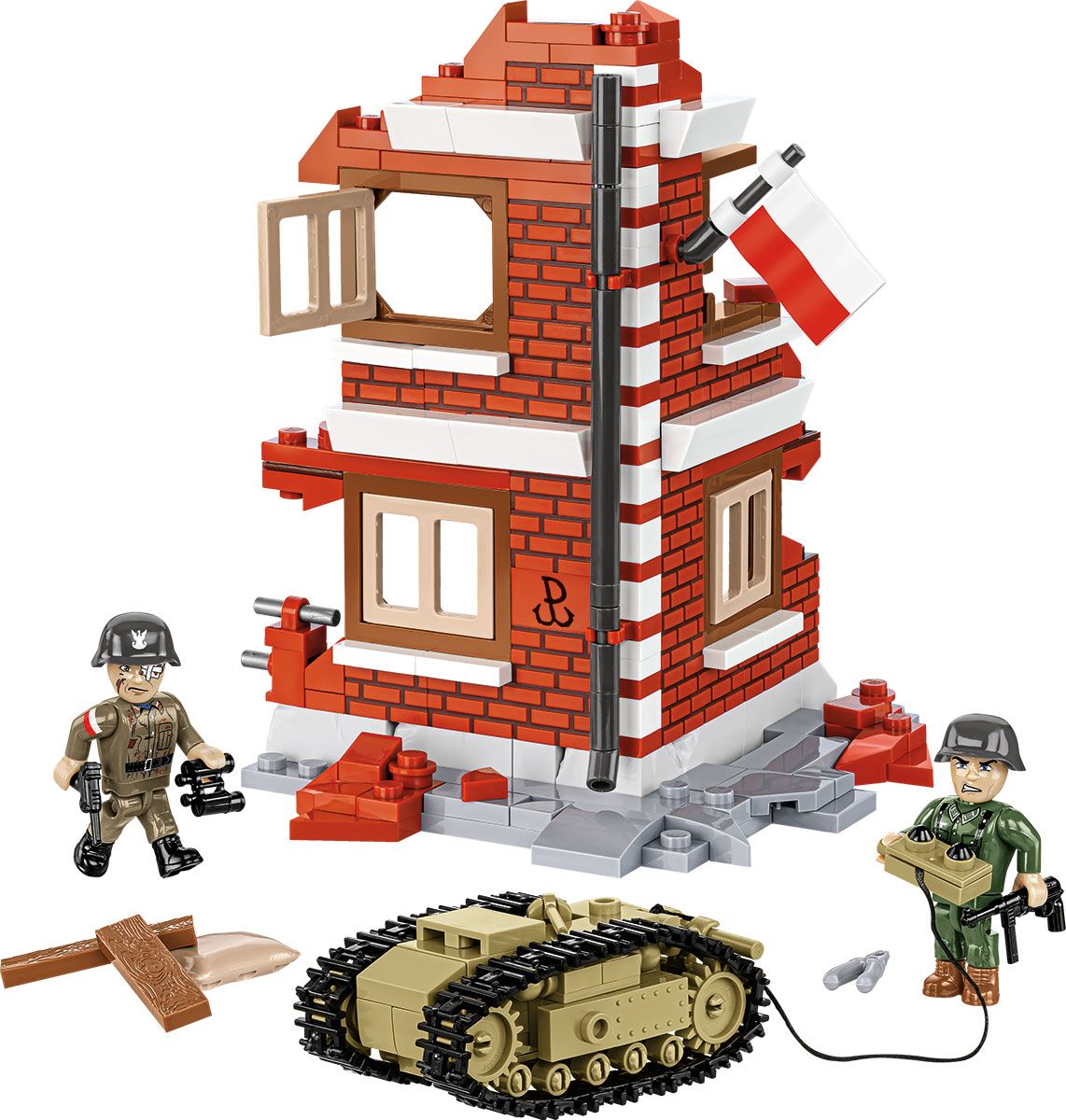 COBI 2680 GOLIATH lehký nosič nálože, Varšavské povstání