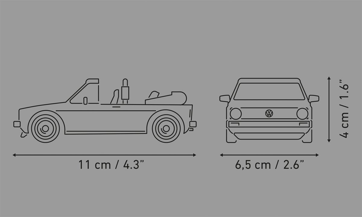 COBI 24660 Volkswagen Golf Cabriolet (1979-1993)