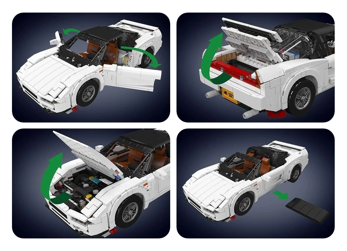 Mould King 10271 Japonský sportovní automobil 1990 NSX