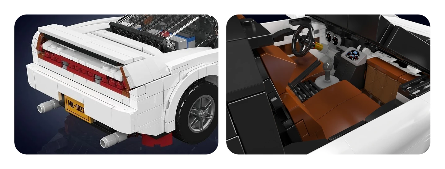 Mould King 10271 Japonský sportovní automobil 1990 NSX