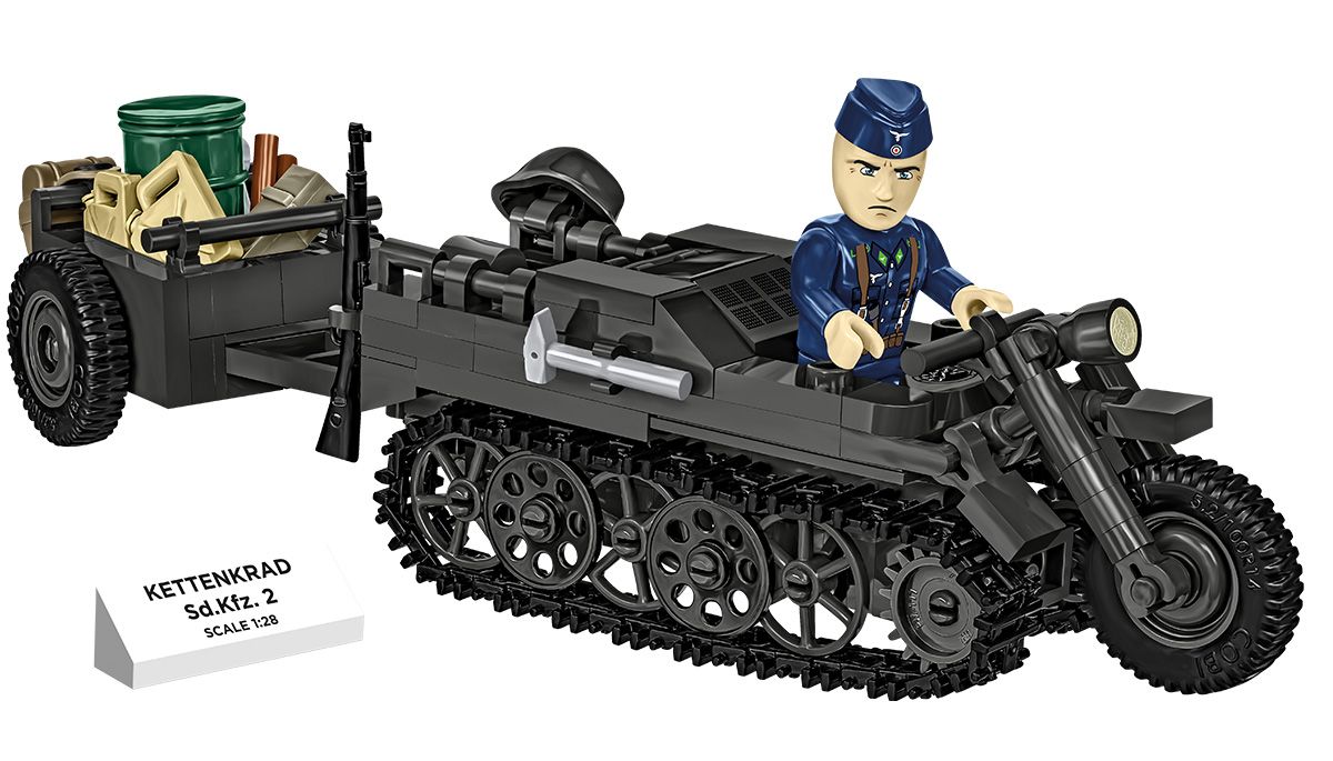 COBI 2681 Kettenkrad s přívěsem