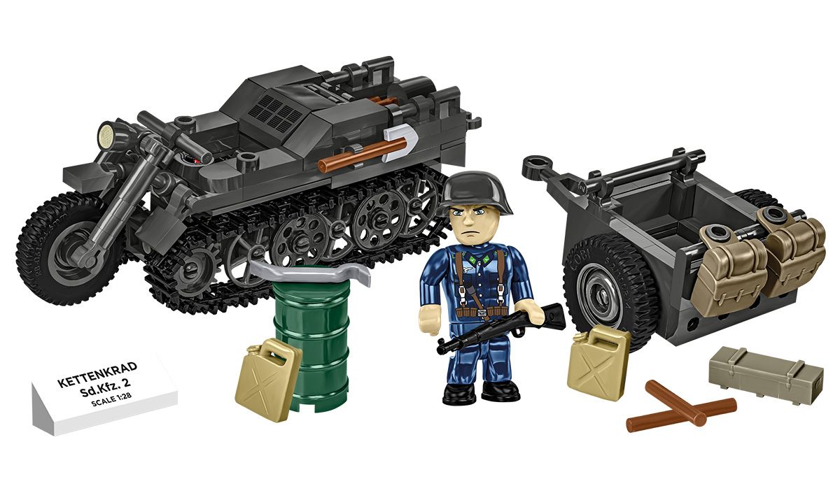COBI 2681 Kettenkrad s přívěsem