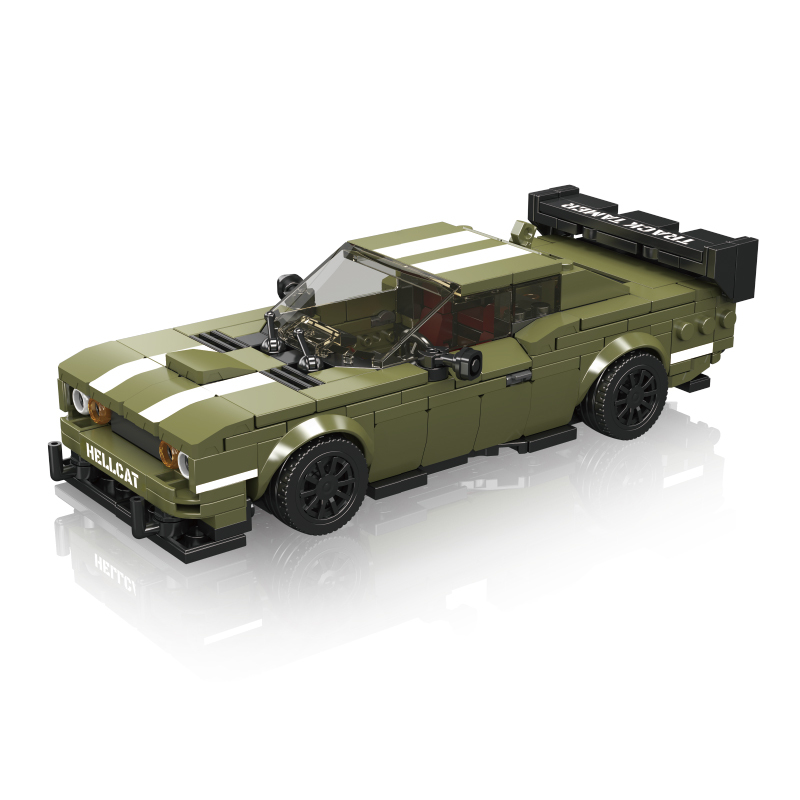 Mould King 27150 Model auta Classic American Muscle Coupe 1:24