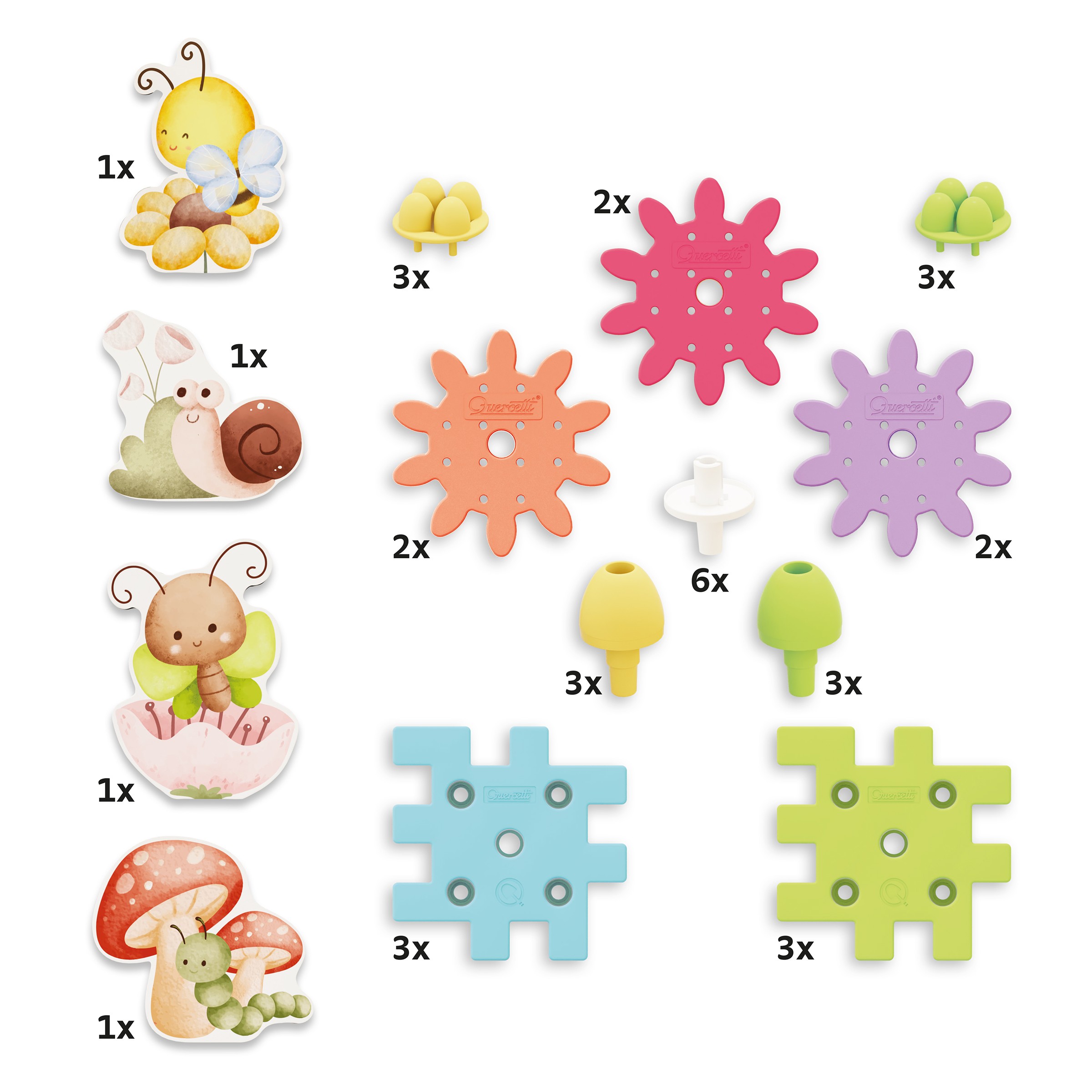 Quercetti 82275 Garden Gears  PLAYECO+
