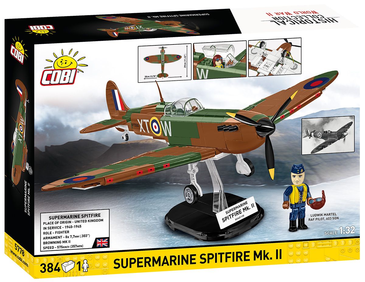 COBI 5778 Supermarine Spitfire Mk.II