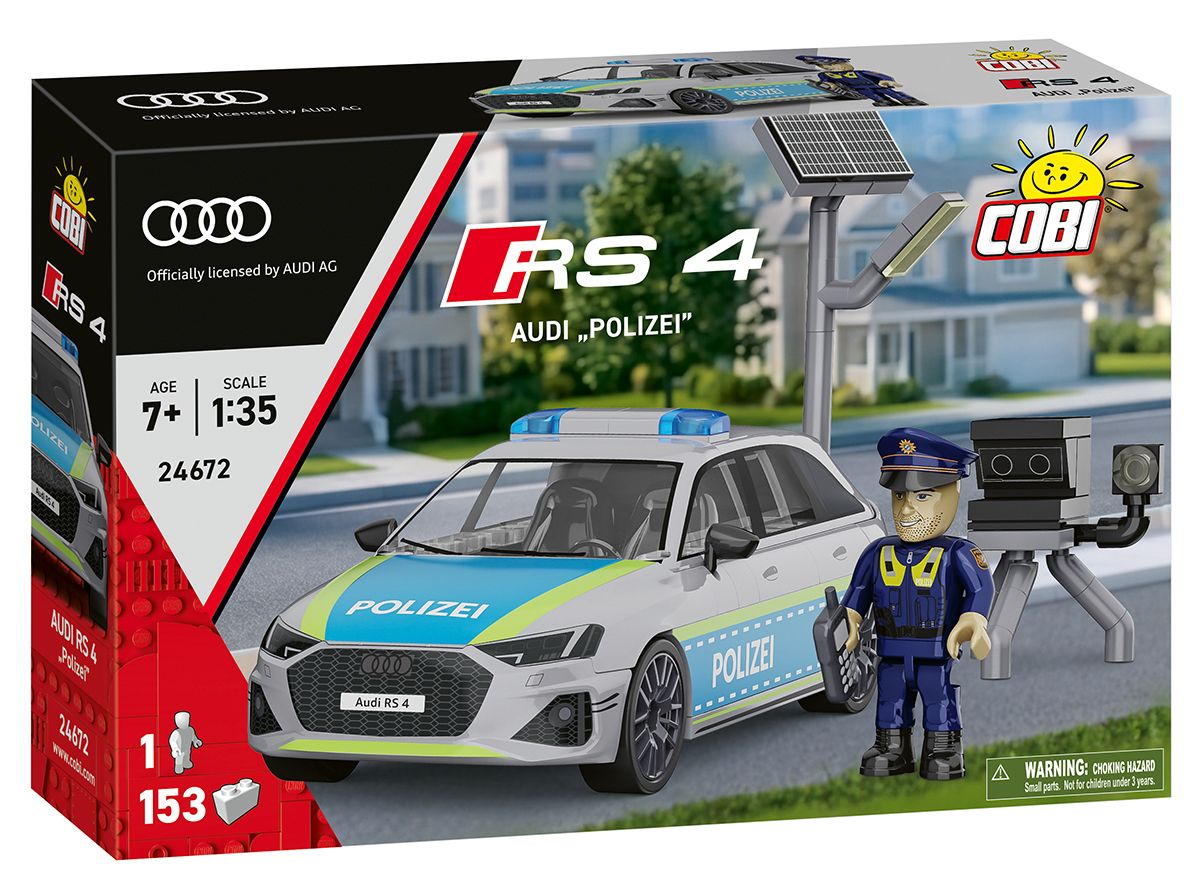 COBI 24672 Audi RS4 "Polizei"