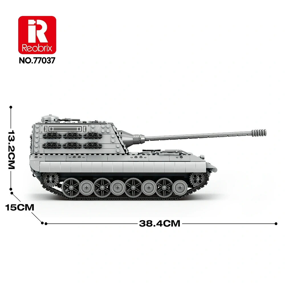Reobrix 77037 Tank Panzer E-100 World of Tanks