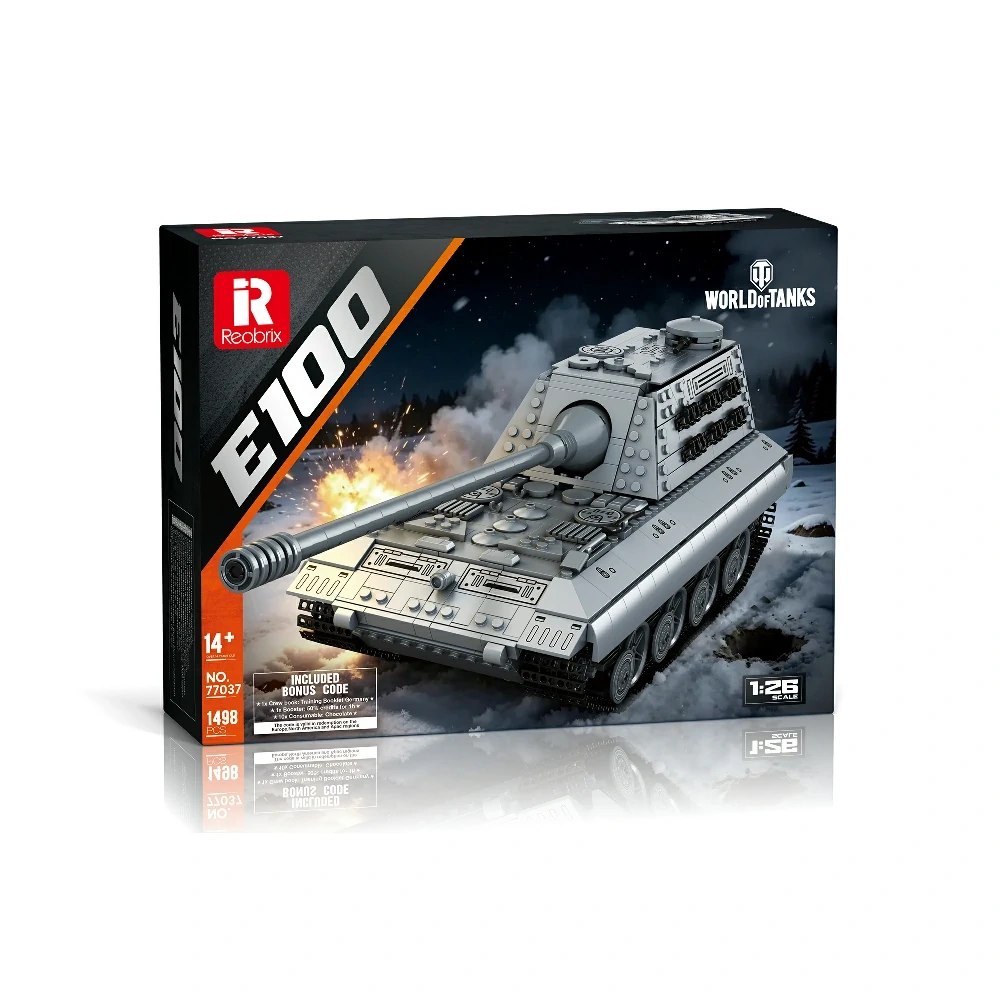 Reobrix 77037 Tank Panzer E-100 World of Tanks