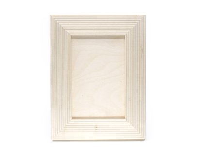 Keret rétegelt lemezzel 10x15cm - nyárfa