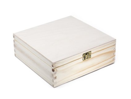 Fa teásdoboz - 9 rekeszes