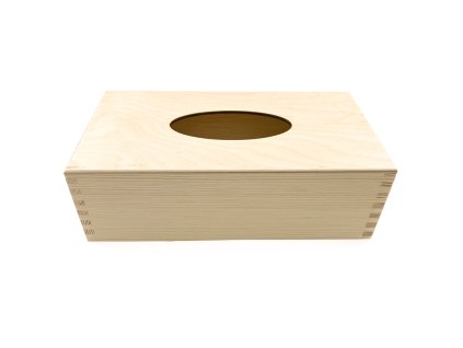 25x13x9cm fa papírzsebkendő tartó doboz  (fenyő)