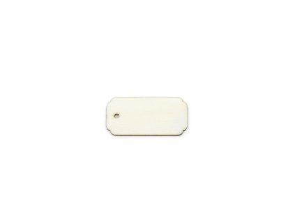 Fából készült 5,8 x 2,8 cm méretű, kerekített tábla(rétegelt lemez)
