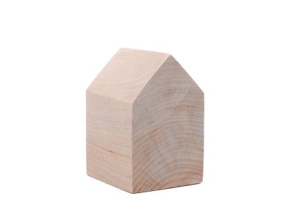 Tömör fából készült ház, 9 cm
