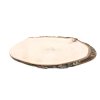Ovális fa lemez 36 x 17 x 1 cm (tömör éger)