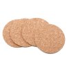 Kerek parafa alátét készlet, 6 db-os