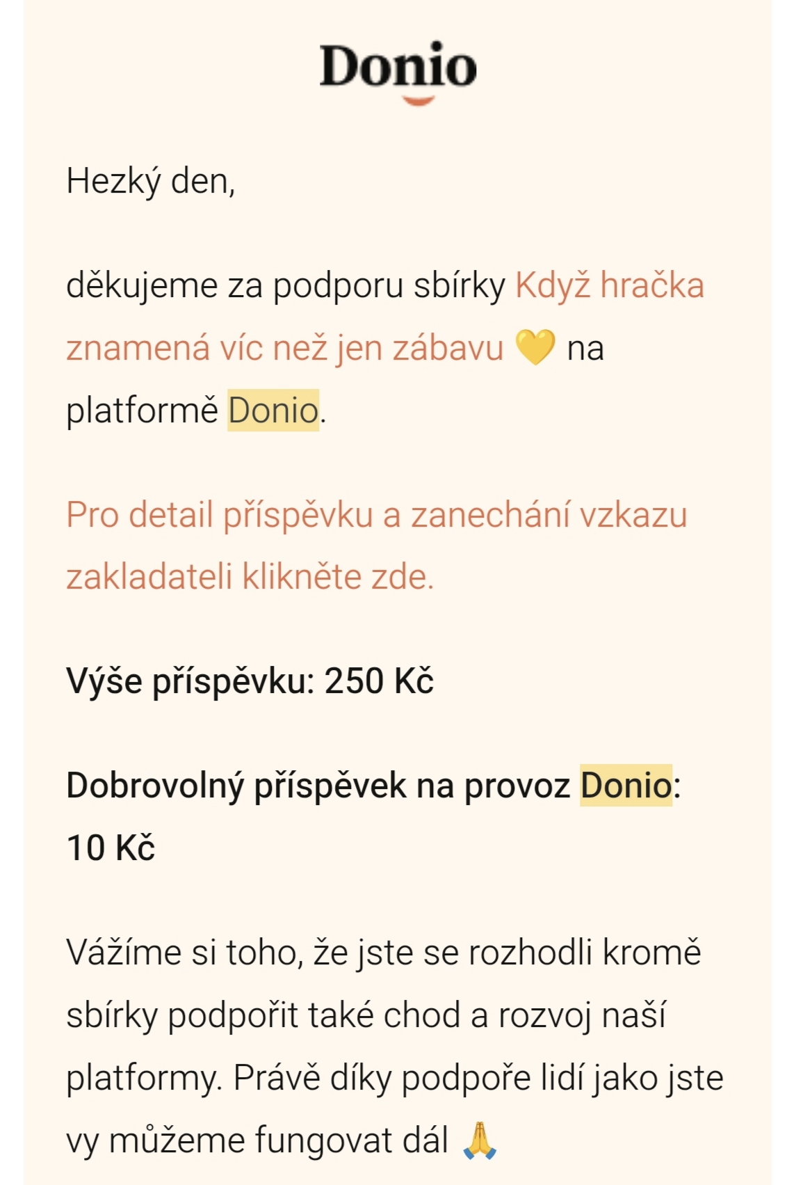 Příspěvek