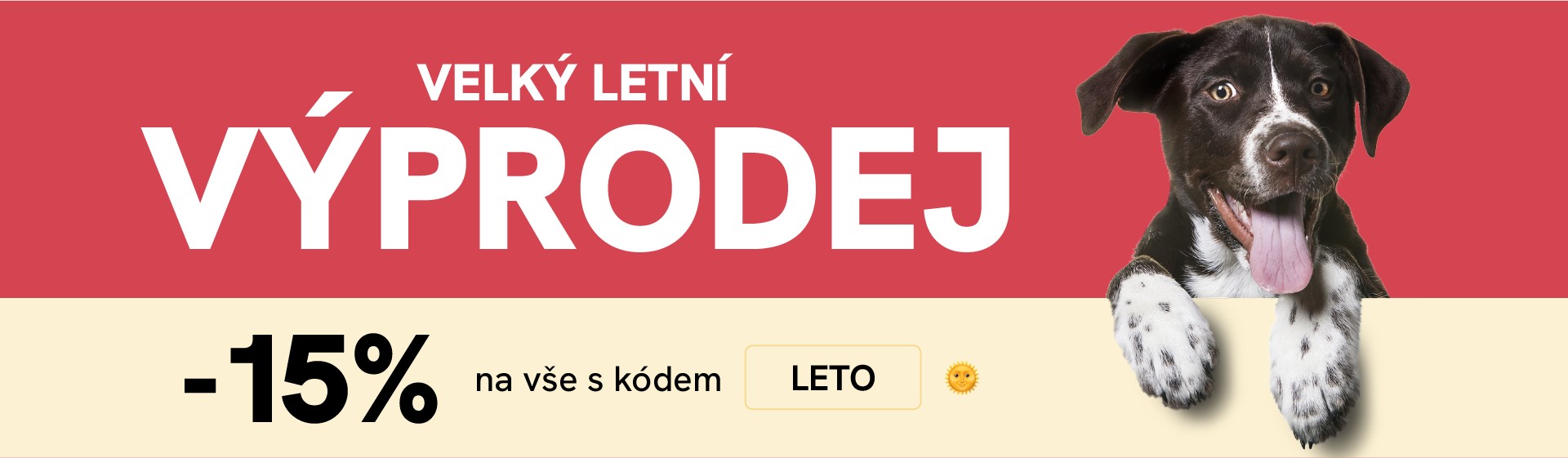 Velký letní výprodej (–15 % na vše)