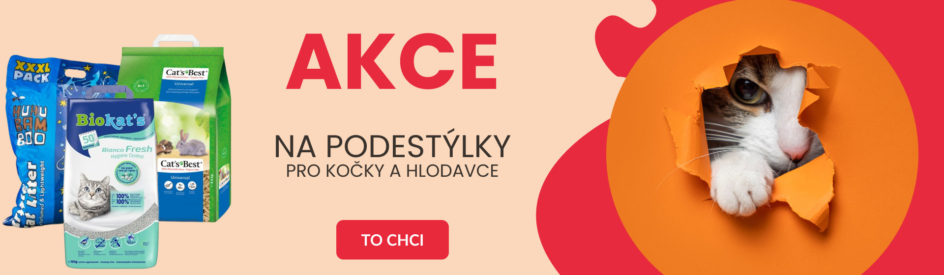 AKCE na podestýlky
