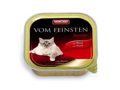 Animonda Vom Feinsten Senior paštika pro starší kočky hovězí 100g