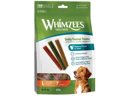 WHIMZEES dentální pamlsek Stix L 7ks