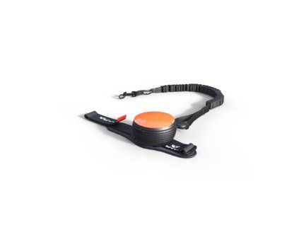Vodítko Lishinu Bungee oranžové