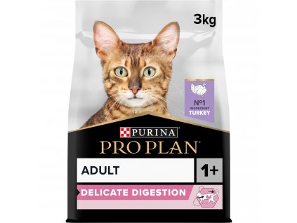 Pro Plan Cat Delicate Digestion Adult krůta 3kg