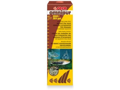 Sera širokospektrální léčivo do akvárií Omnipur 50ml