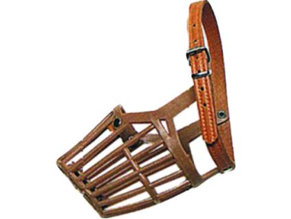 Náhubek plastový č. 3/2 s kůží