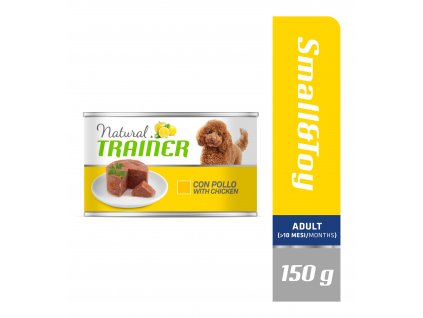 Konzerva Natural Trainer Small & Toy Adult Kuře a rýže 150g