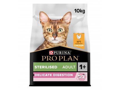 Pro Plan Cat Delicate Digestion Sterilised kuře 10kg